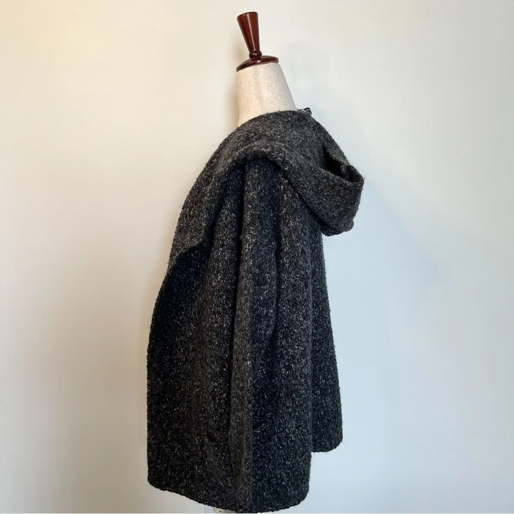 Brandy Melville vintage Oversized Wool Hooded Cardigan